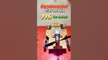 How to make remote control car #shorts #rccar #775dcmotor #experiment