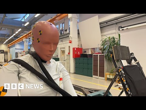 First crash test dummy designed to protect women – BBC News