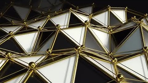 Elegant Polygon Waves Stock Motion Graphics