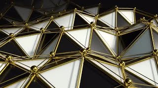 Elegant Polygon Waves Stock Motion Graphics