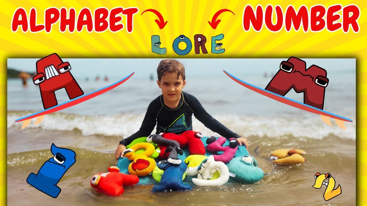 BRUNINHO ajuda os ALPHABET LORE a encontrar os NUMBER LORE perdidos no MAR