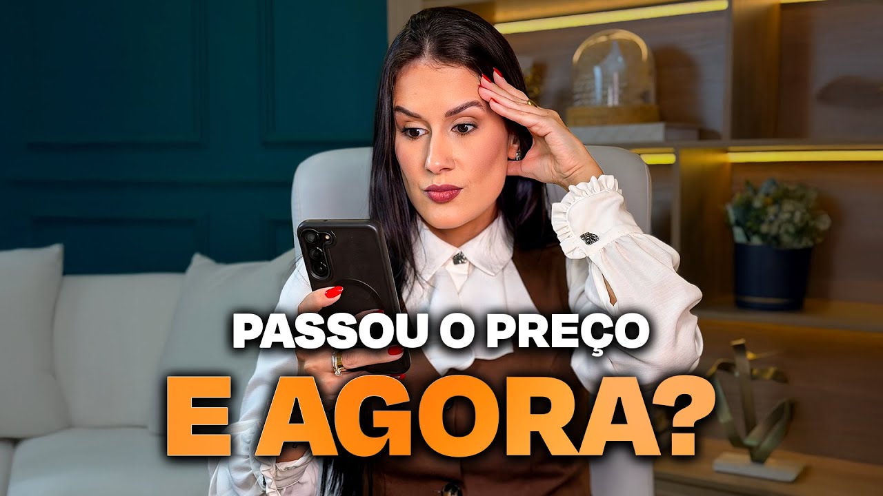 O que dizer depois de passar o preço?