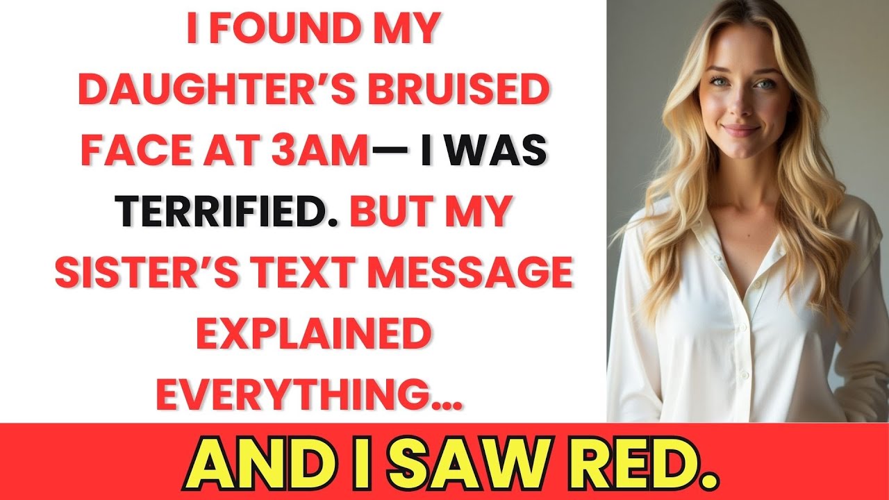 I Found My Daughter's Bruised Face At 3AM — Sister's Text Message Explained Everything