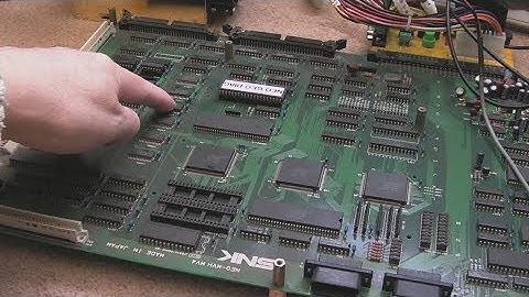 SNK Neo Geo MV4 (4 Slot) Repair - Part 1 (Graphics, BRAM & WRAM)