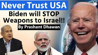 Usa Shocks Israel By Stopping Weapons Support This Is Why Countries Dont Trust Usa