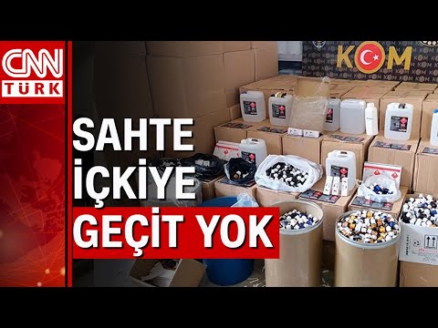 Adana’da sahte içki imalathanelerine operasyon