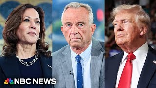 RFK Jr. suspends his presidential campaign and endorses Trump after Harris accepts nomination at DNC
