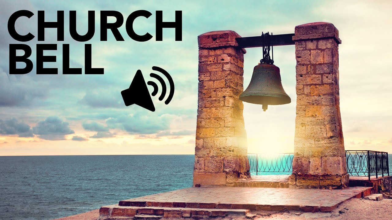 Church Bell Ringing With Audio., Stock Video