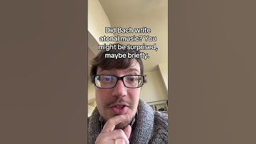 Did Bach write atonal music? #musictheory #bach #musicbach