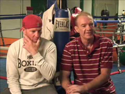 Boxers shadowed by The Fighter stars