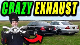 Building the BEST Sounding Exhaust Under $200 (Mercedes Challenge)
