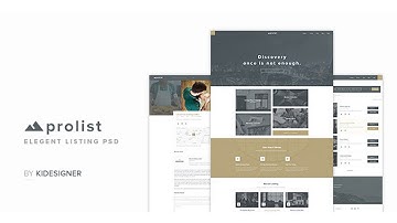 ProList - Elegant Listing PSD Templates | Themeforest Website Templates and Themes