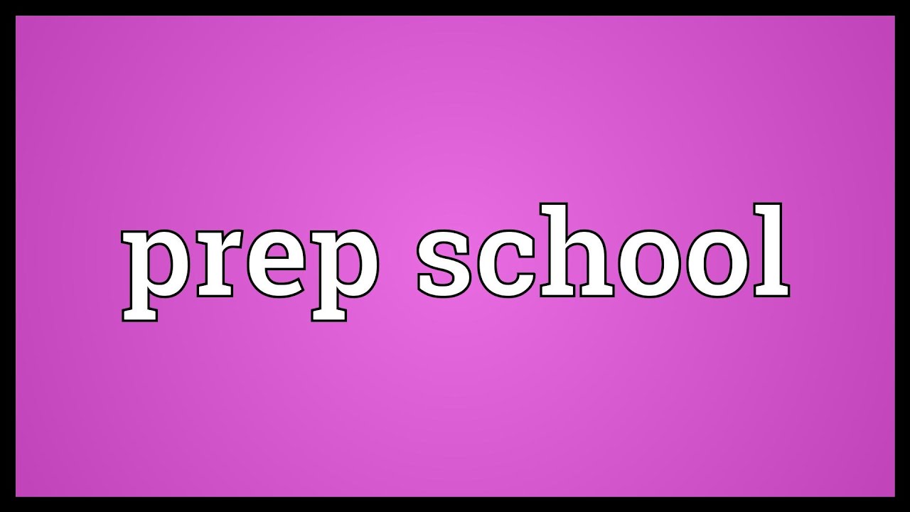 Prep meaning