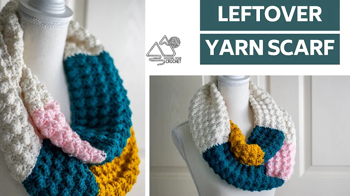 Creative and Easy Crochet Scarf Pattern with Scrap Yarn