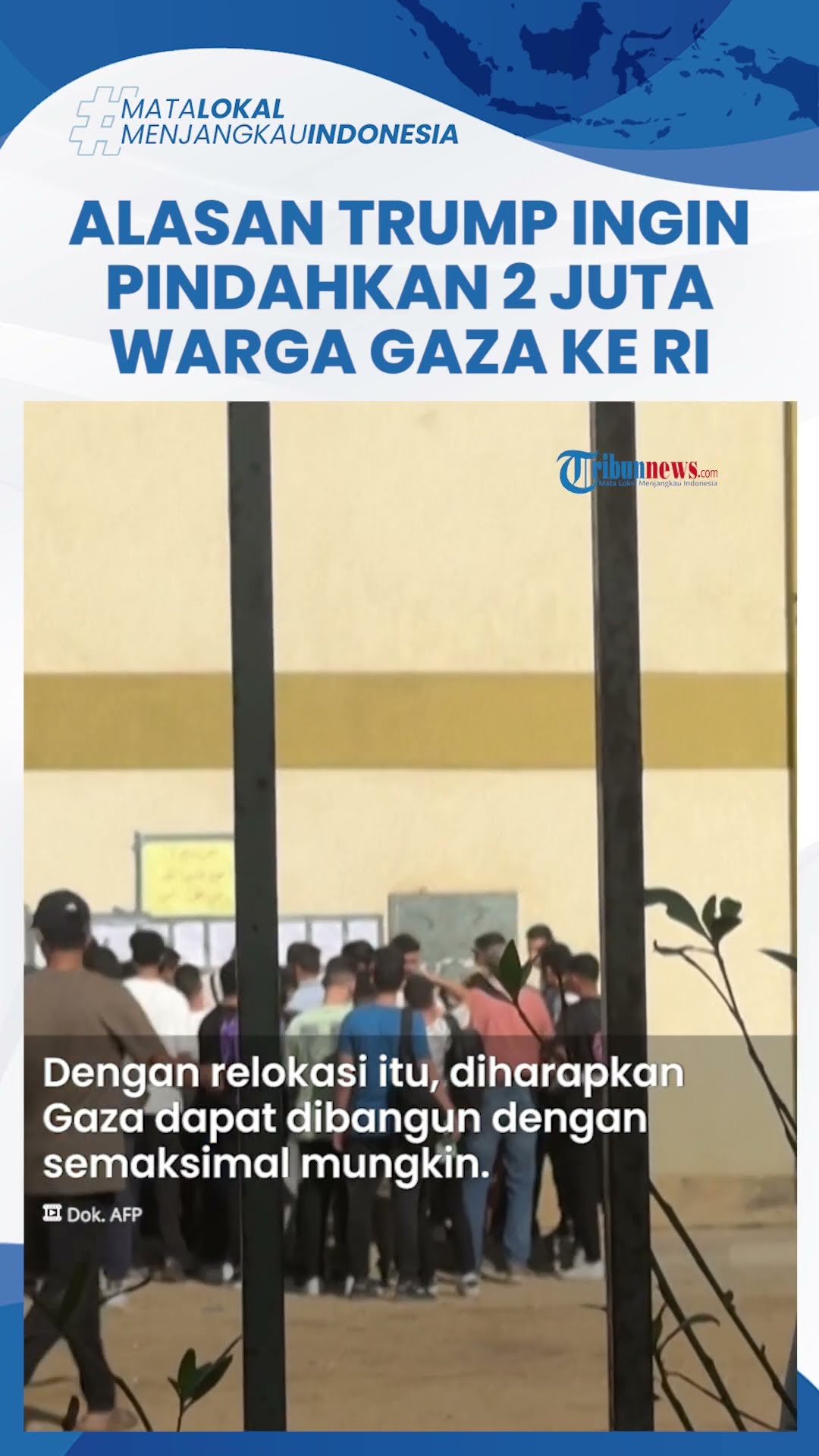 Soal Wacana Presiden AS Donald Trump Ingin Pindahkan 2 Juta Warga Gaza ke Indonesia, Ini Alasannya