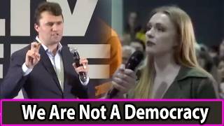 Charlie Kirk CONFRONTED By Liberal Student With Unexpected Questions
