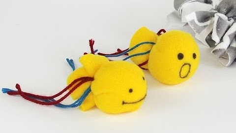 No Sew, No Glue Goldfish Cat Toy Tutorial