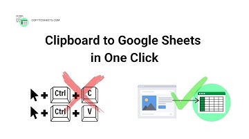 Auto copy from clipboard into Google Sheets.