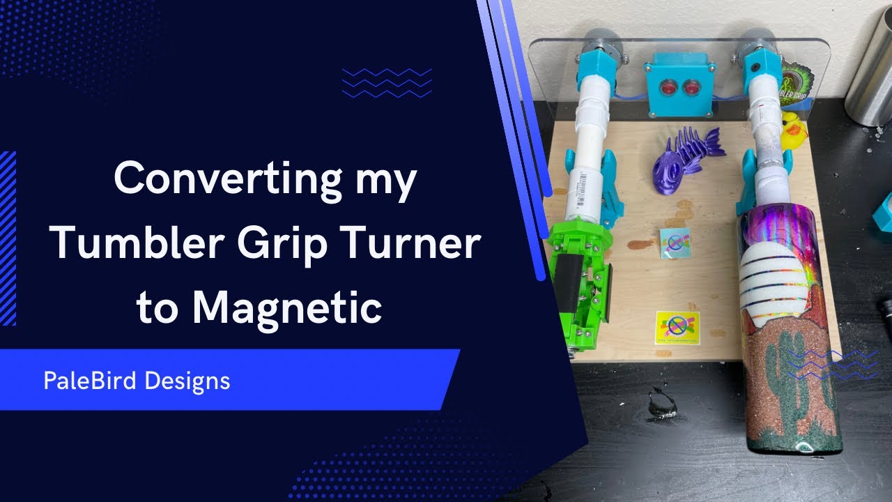 Epoxy Mixer with Magnetic Cups – The Tumbler Grip