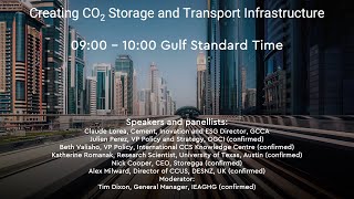 GCCA at COP28 - Creating CO2 Storage and Transport Infrastructure