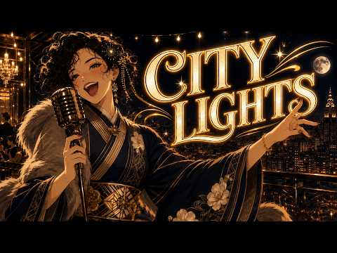 City Lights Electro Swing Vocal Mix — Rooftop Sky Bar & Midnight Skyline