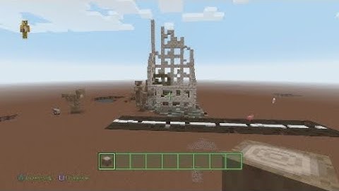 Minecraft post-apocalyptic build(time lapse)