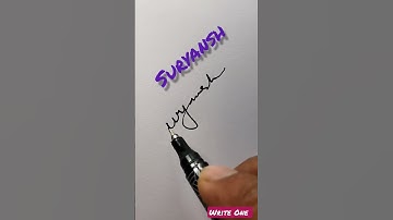 #suryansh #art #signature #shorts