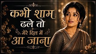 Kabhi Shaam Dhale ❤️ | Evergreen Romantic Hindi Song | Old Is Gold | Heart Touching Love Song