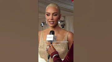 KimKardashian E Quell Abito Di MarilynMonroe Ai MetGala22 