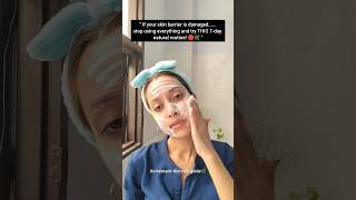 7Day DIY to Repair Damaged Skin Barrier🌟#diyskincare #barrierrepair #sensitiveskin #shorts #ytshorts
