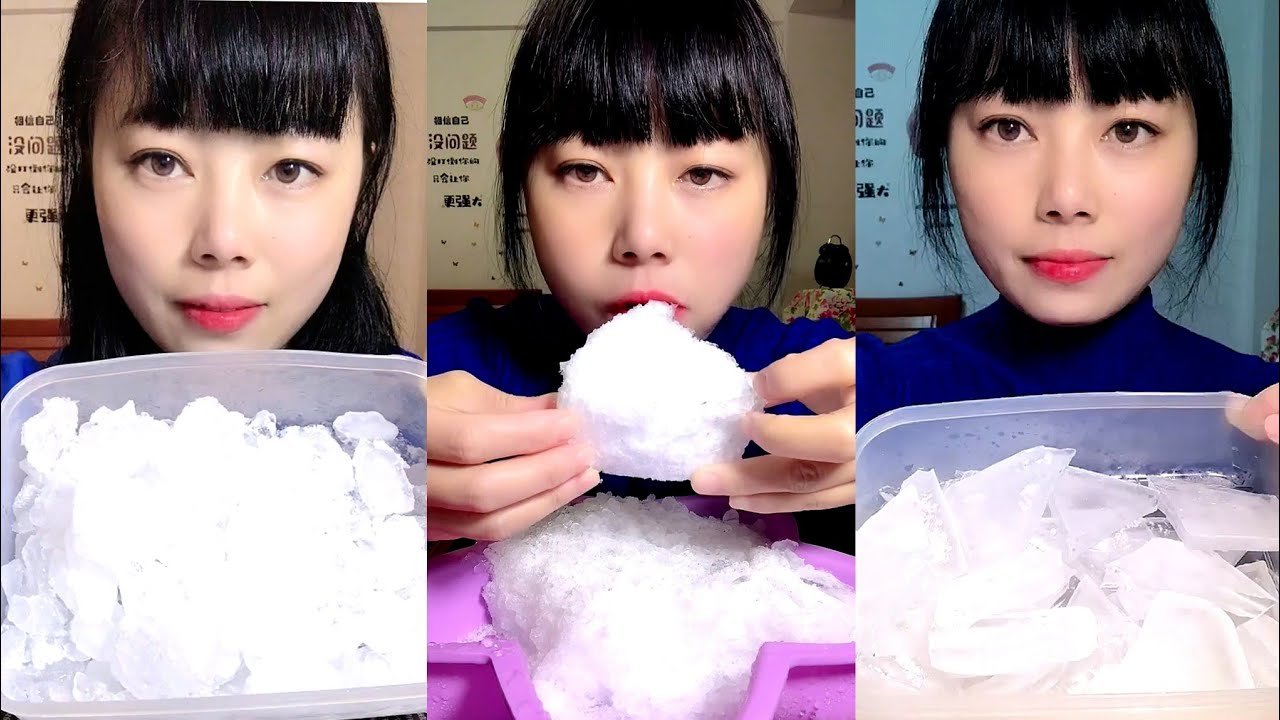 my favorite / ZHAOFENG HARD ICE / CRUSHED ICE / WHITE ICE. ICE EATING