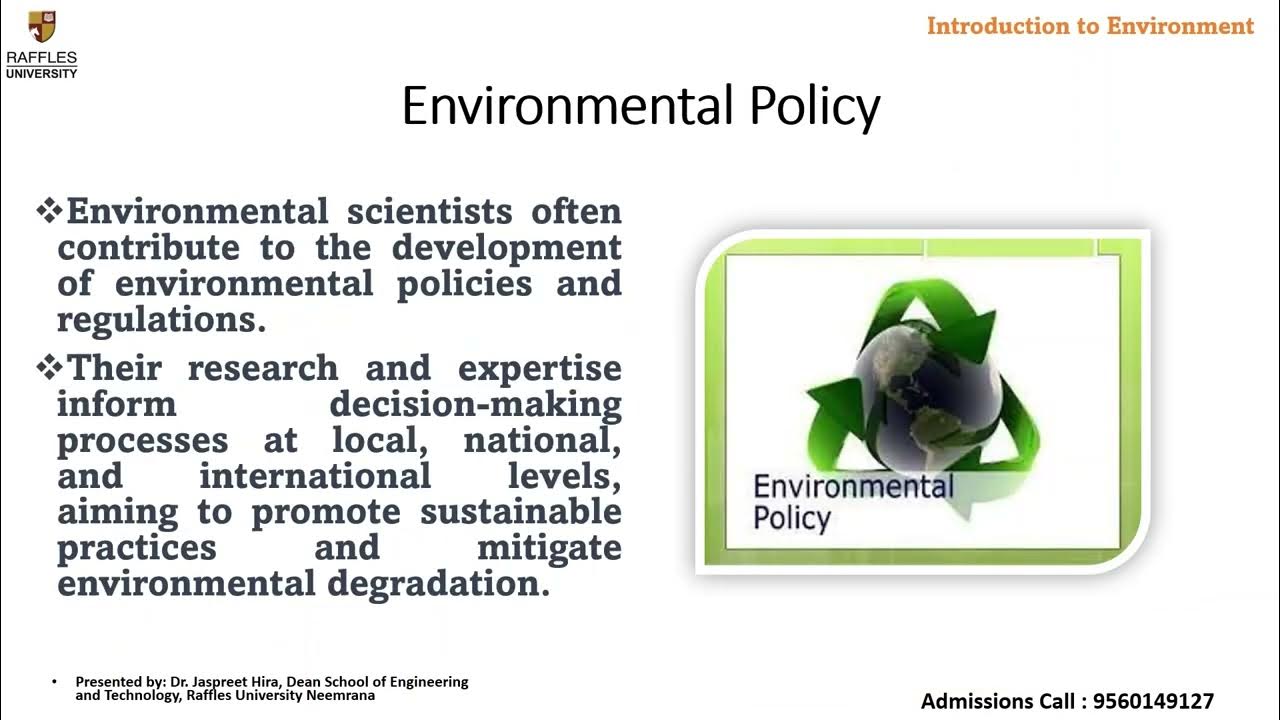 Environmental Sciences YouTube
