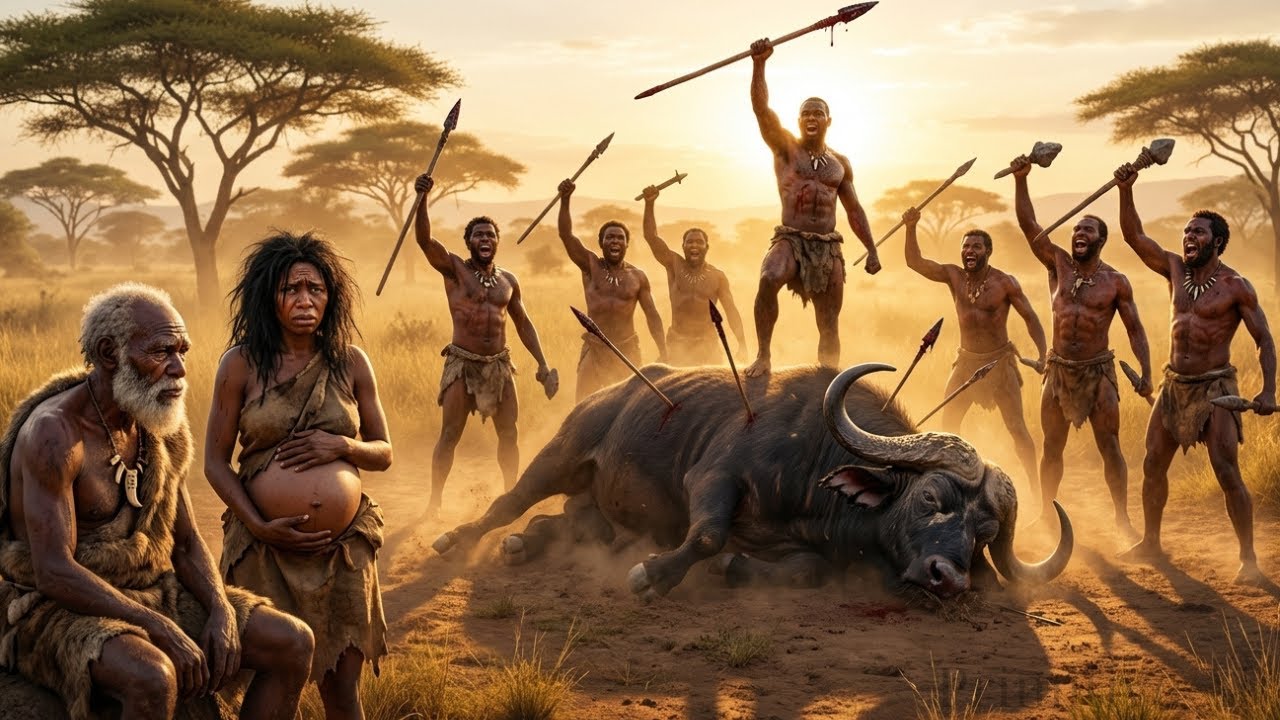 Life 2 Million Years Ago | The First Great Buffalo Hunt - YouTube