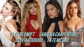 Who has the BEST Discography? - Taylor Swift, Sabrina Carpenter, Olivia Rodrigo, Tate McRae