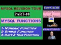 Using MySQL built-in Functions | MySQL REVISION TOUR| PART-10| CLASS 11-12|INFORMATICS PRACTICES|CS