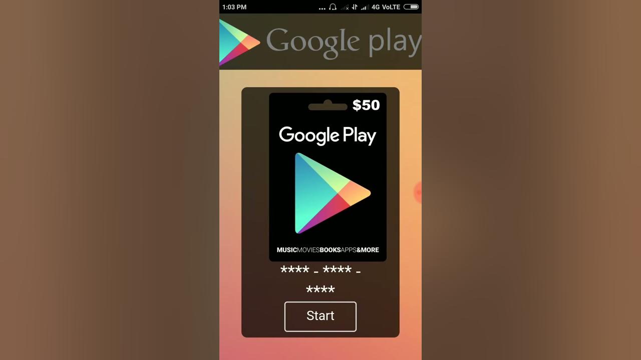 google play store coupon code freeplay store code free YouTube