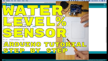 WATER LEVEL OR FLUID LEVEL SENSOR TUTORIAL IN ARDUINO USING ULTRASONIC SENSOR - UNIT IS IN %