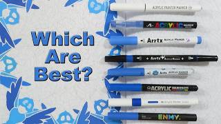 Best Acrylic Brush Markers for Mystery Colouring Books