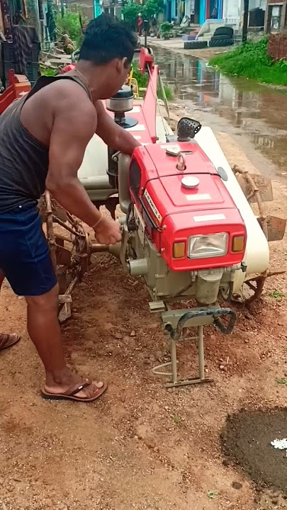 power tiller engine start #shorts Vst sakti 130di power tiller #powertiller #narayanvlogwork #viral