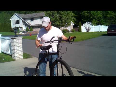 homemade penny farthing