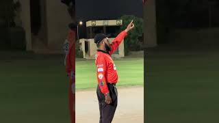 Huzaifa strikes 🔥🏏 LBW wicket with perfect line and length 💥💯 brilliant bowling #cricket #matchday