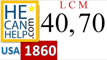 1860 {HECANHELP.COM} LCM in about 2 Minutes Least Common Multiple Developmental Math