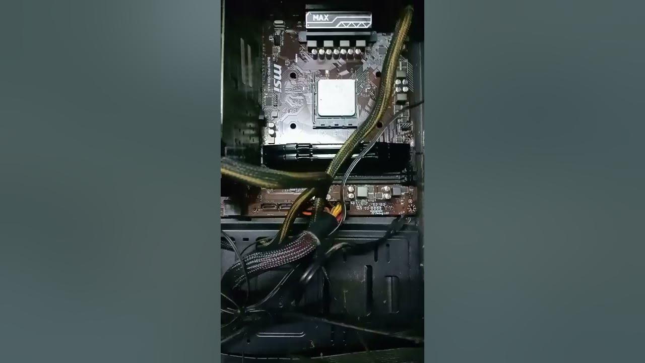 MSI Motherboard Debug cpu white Led is on No Display Need help YouTube