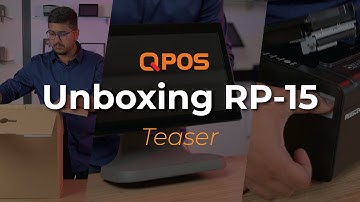 Unboxing RP-15 | Teaser | Restaurant Billing Machine | Restaurant Management Software | QPOS