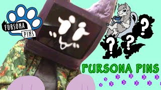 Fursona pins patreon unboxing December / November