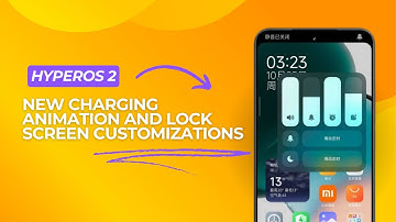 HyperOS 2 new charging animation and lock screen customizations 🌟🔥