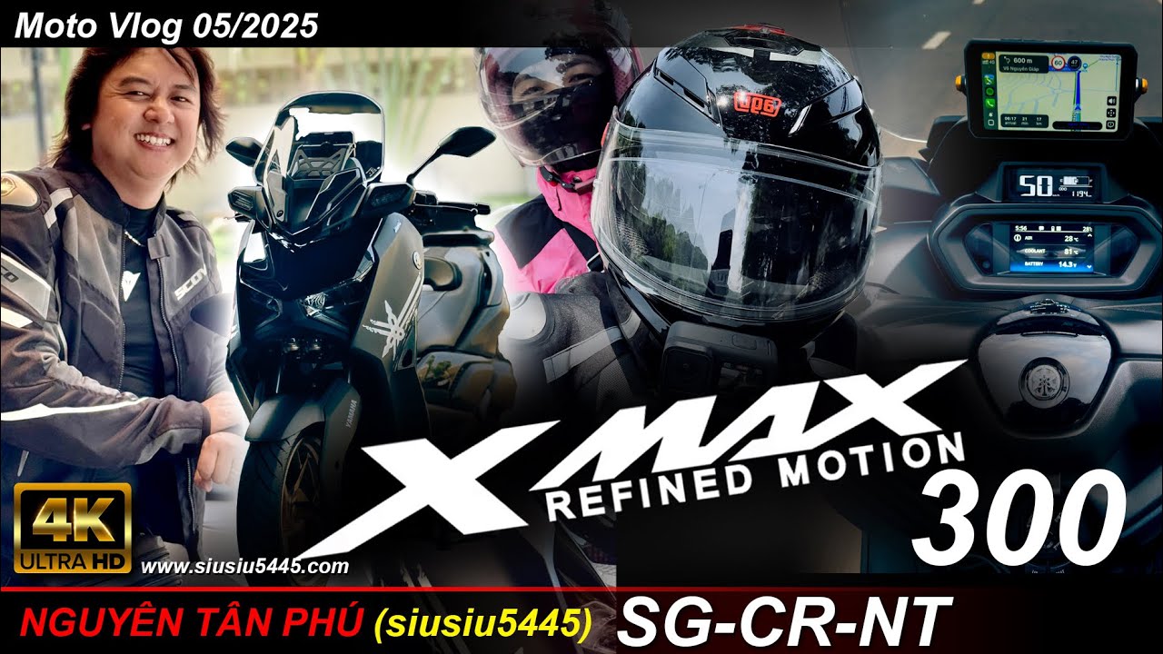Yamaha XMAX 300 chạy tour có ổn không I Chuyến đi hơn 1000km với nhiều kinh nghiệm