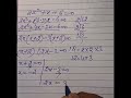 Equation kaise solve karen! Class10 ! Maths 10th ! Ex 4.1 class 10