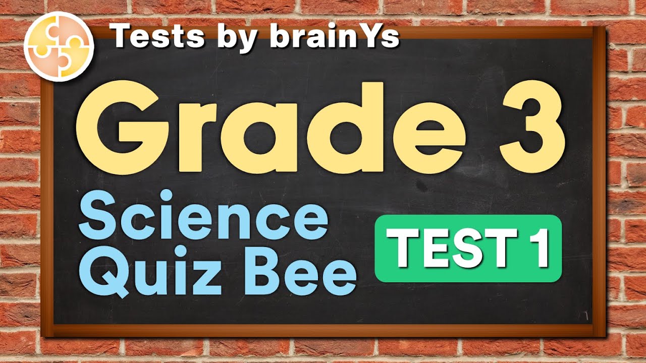 Science Quiz Bee for Grade 3 | Quiz 1 | Quiz by brainYs