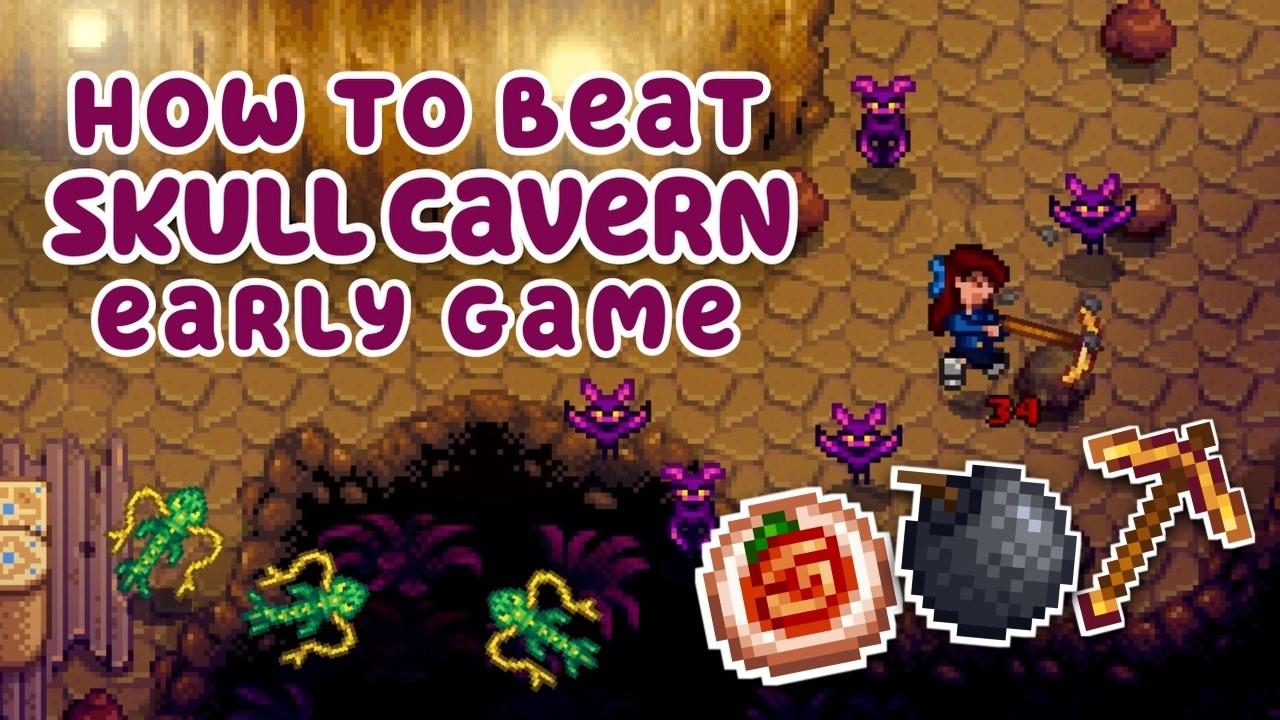 Как попасть на 100-й этаж Пещеры Черепа обычным человеком в Stardew Valley